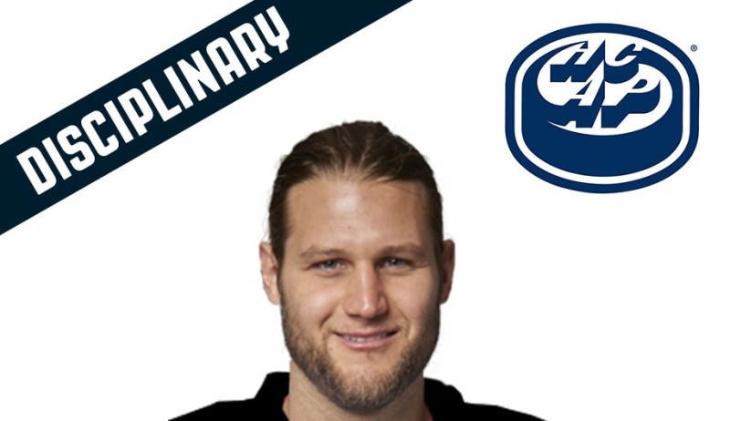 Un match de suspension contre Jannik Fischer