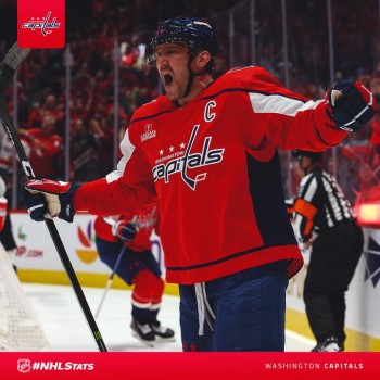 Alex Ovechkin proche des 800 buts en carrière et de la marque de Gordie Howe