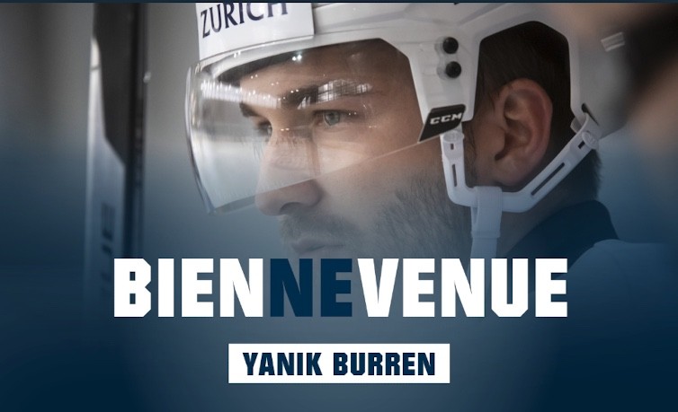 Yanik Burren portera les couleurs du HC Bienne