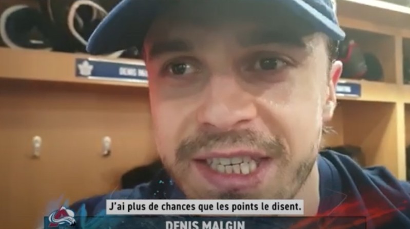 Denis Malgin revient sur son début de saison en NHL