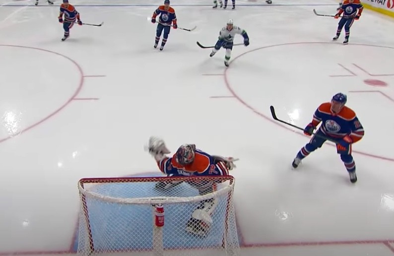 Un malheureux but encaissé par Stuart Skinner