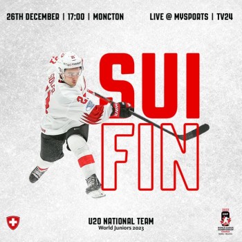 Mondiaux U20 : formations des équipes pour le match Finlande vs Suisse