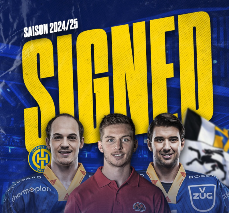 Davos confirme trois signatures pour la saison prochaine