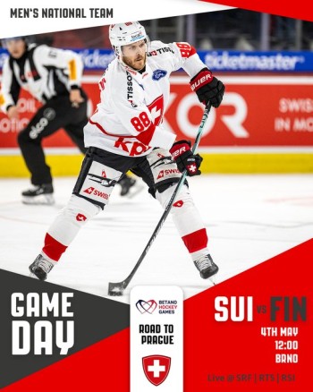 Formation des équipes pour le match Suisse vs Finlande