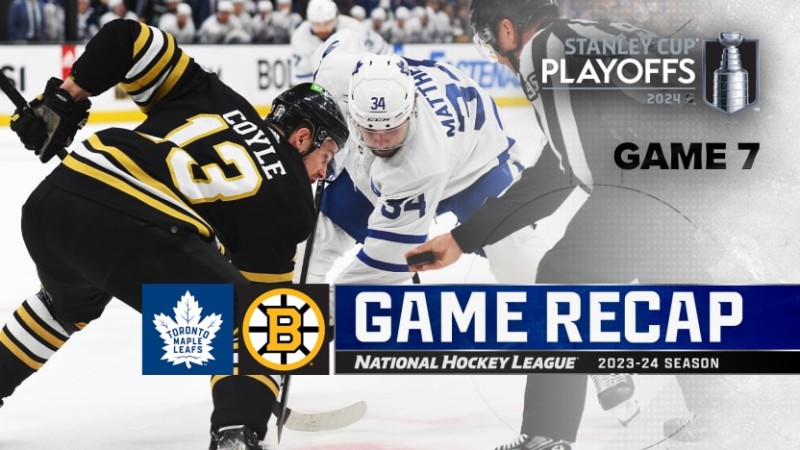 Les Bruins éliminent les Leafs en prolongation