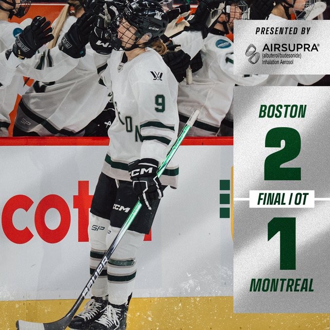 Alina Mueller et Boston entament parfaitement leurs play-offs