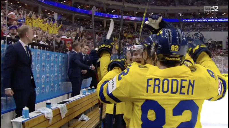 La Suède prend la troisième place des Mondiaux