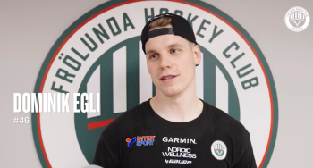 Interview de Dominik Egli à son arrivée à Frölunda