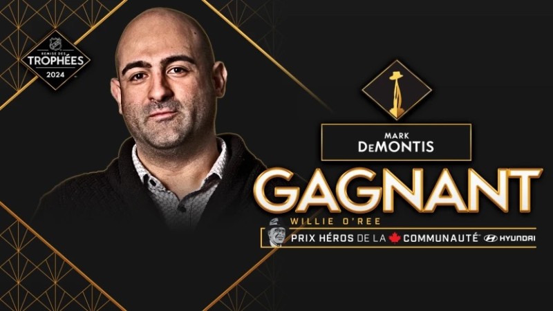 Mark DeMontis remporte le prix canadien du Héros de la communauté Willie O’Ree