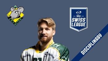 Trois matchs de suspension et une amende contre Simon Sterchi