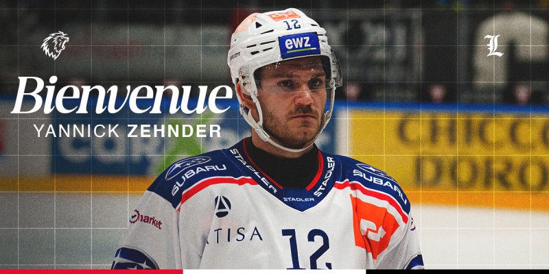 Lausanne confirme la signature de Yannick Zehnder