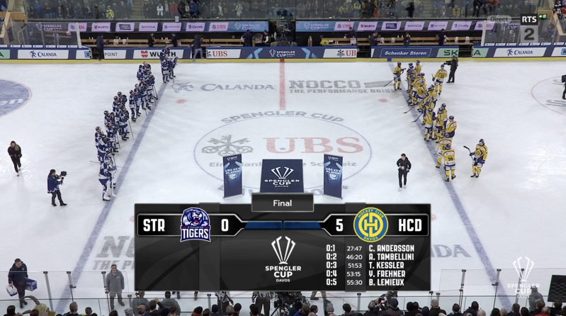 Spengler Cup: Davos feiert ebenfalls einen wichtigen und überzeugenden Sieg