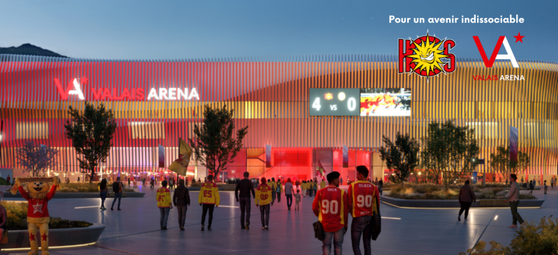 La nouvelle patinoire de Sierre devrait passer par un vote de la population