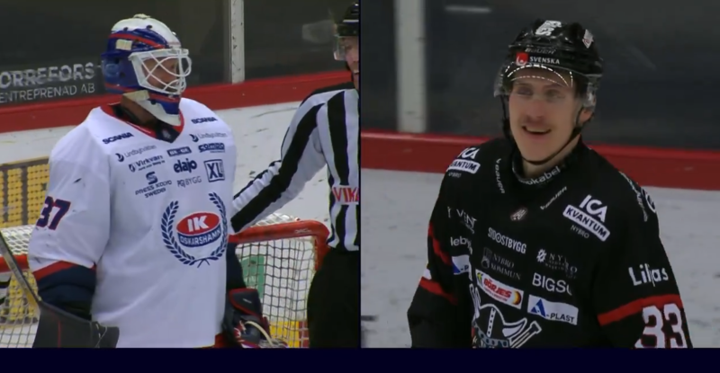 Un bien bel arrêt dans le championnat suédois