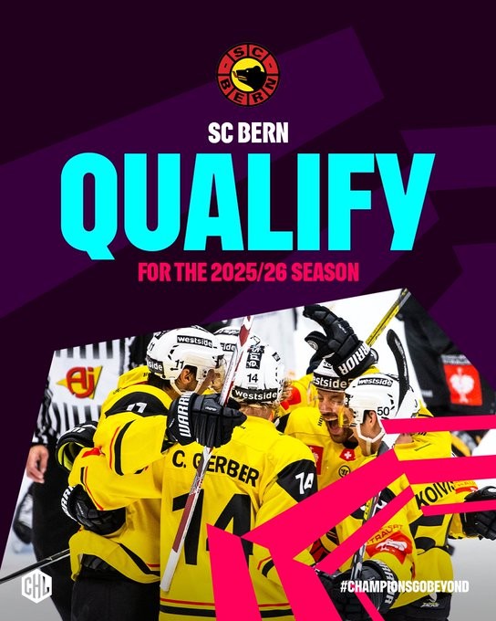 Berne troisième équipe suisse qualifiée pour la ligue des champions