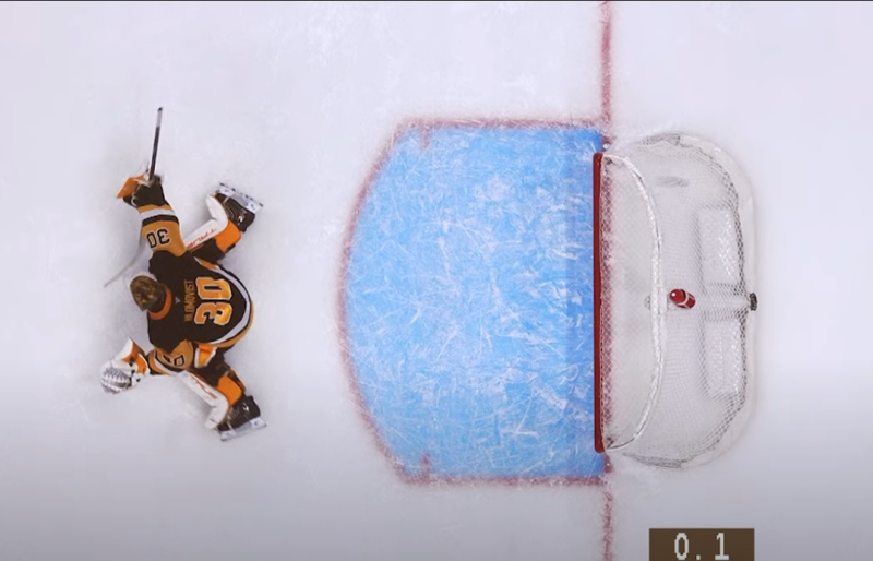 Un but au dixième près pour Matthew Knies