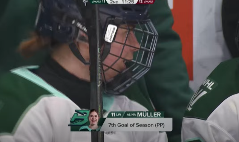 Alina Mueller marque dans la victoire de Boston