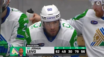 Josh Leivo tient son record de la KHL