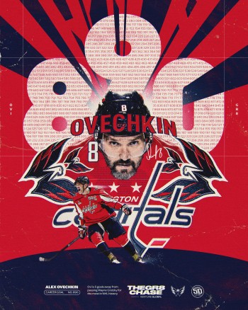 Il en manque encore 5 à Alex Ovechkin qui devrait signer son record avant la fin de cette saison régulière