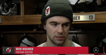 Nico Hischier aide les Devils à battre le Wild