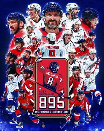 Alex Ovechkin est le nouveau roi des buteurs de l'histoire de la NHL