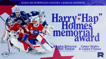 Connor Hughes en lice pour un trophée en American Hockey League