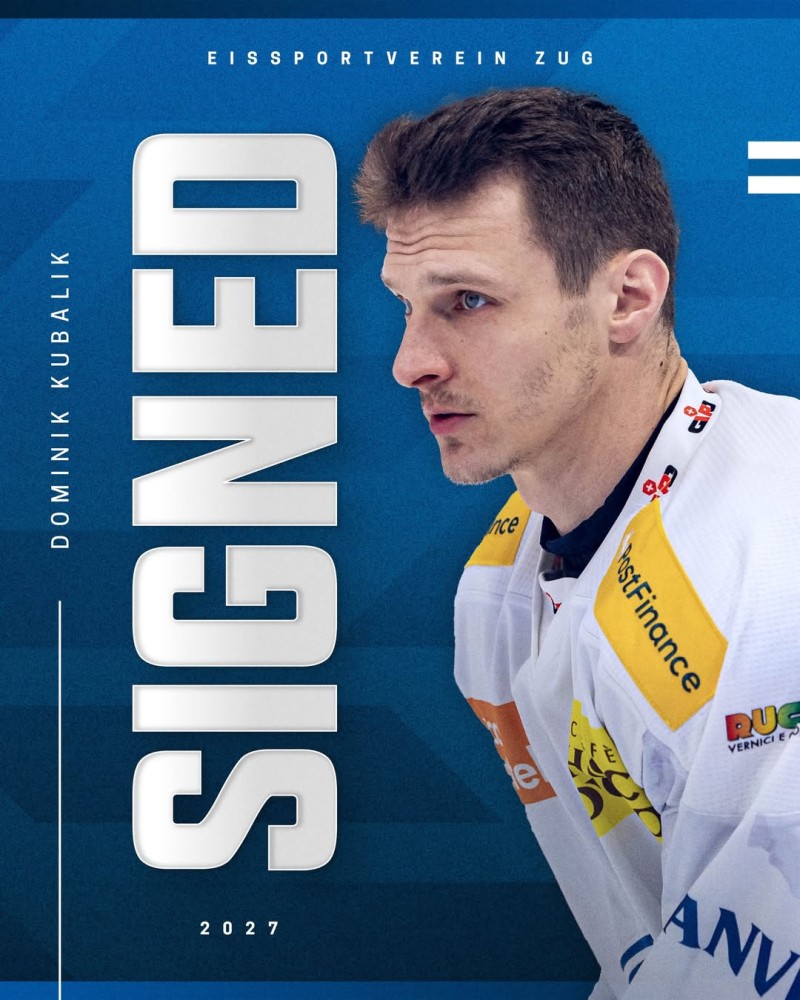 Dominik Kubalik revient sur son transfert à Zoug