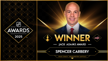 Spencer Carbery des Capitals remporte le prix Jack Adams