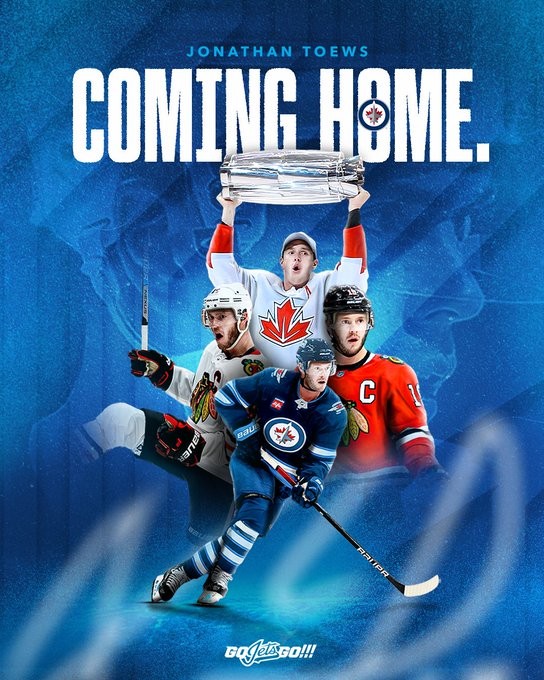 Jonathan Toews va relancer sa carrière dans sa ville natale