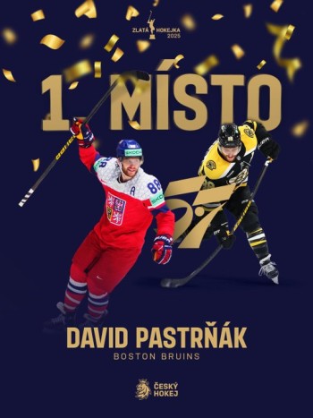 David Pastrňák à nouveau élu meilleur joueur tchèque de l'année, Dominik Kubalík boudé