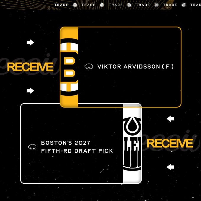 Viktor Arvidsson rejoint les Bruins de Boston