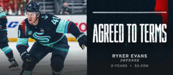 Ryker Evans sous contrat