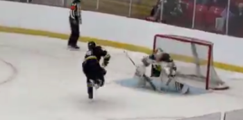 Maxime Sauthier schenkt den Eagles den Sieg