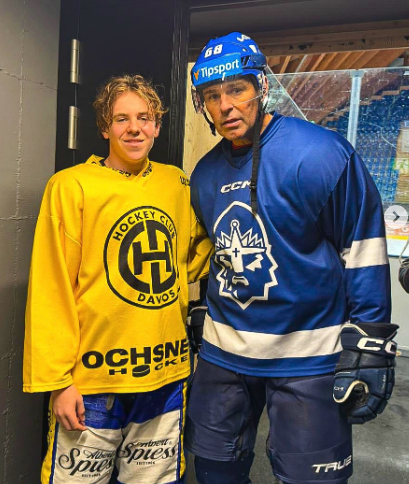 Jaromir Jagr auf Besuch in der Schweiz