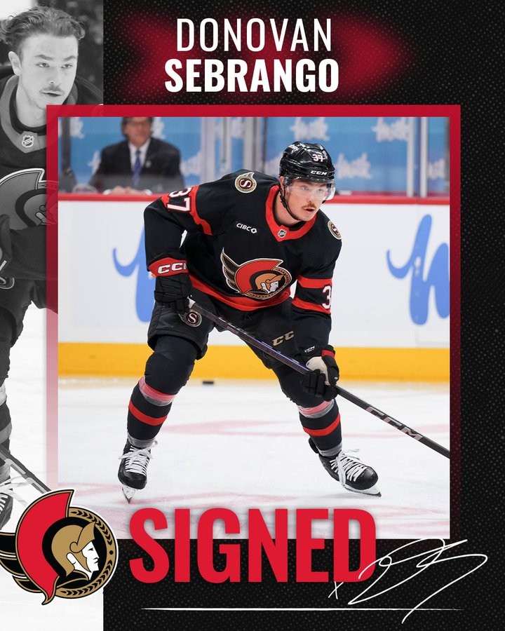 Les Sénateurs s’entendent avec Donovan Sebrango pour une saison