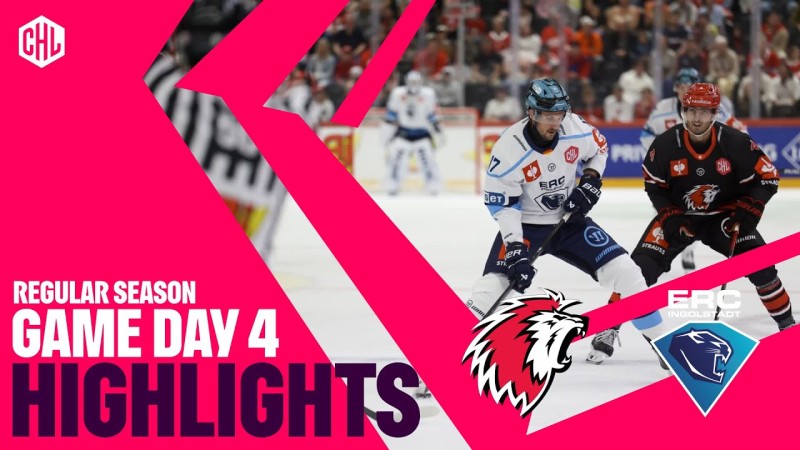 Bilder von den Spielen der Schweizer Teams in der CHL