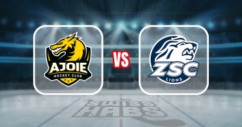 Formation des équipes et joueurs indisponibles pour le match  Ajoie vs Zurich