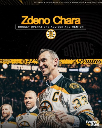 Zdeno Chara retrouve les Bruins