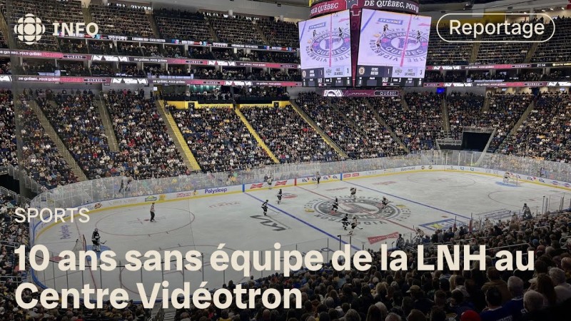 Conçu pour la LNH, le Centre Vidéotron attend toujours une équipe