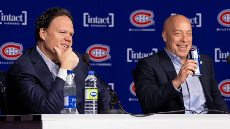 Montréal prolonge Jeff Gorton et Kent Hughes à leurs tours