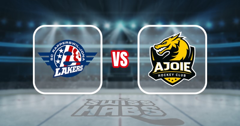 Formation des équipes et joueurs indisponibles pour le match Rapperswil vs Ajoie