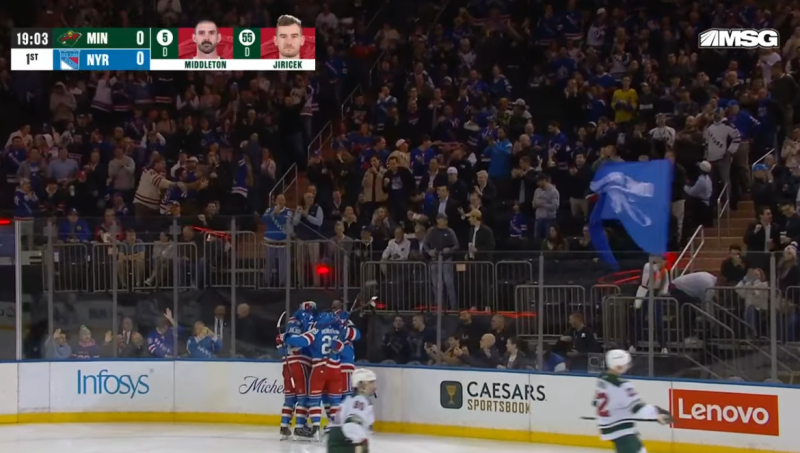 Les Rangers ont finalement marqué à domicile, mais en vain