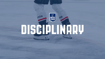 Deux joueurs suspendus en Swiss League