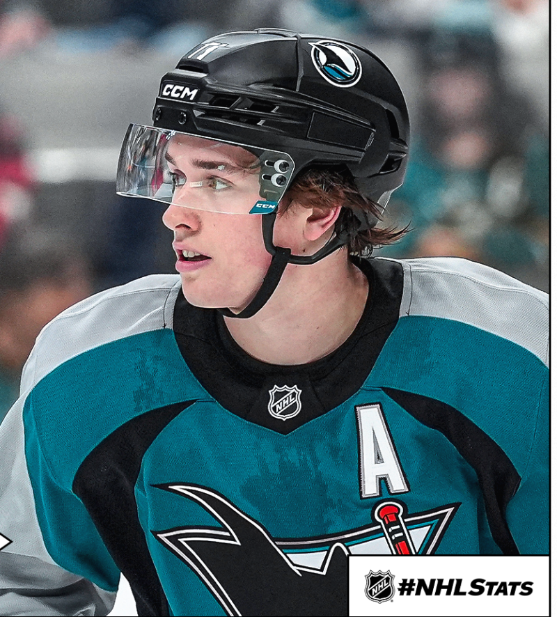 Moins de matchs de NHL pour atteindre les 80 points par un joueur de moins de 20 ans