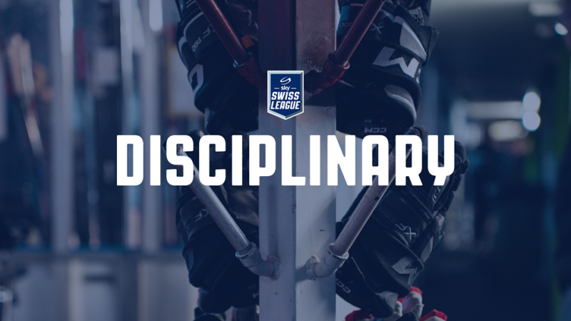 Un match de suspension et une amende contre Dario Sidler