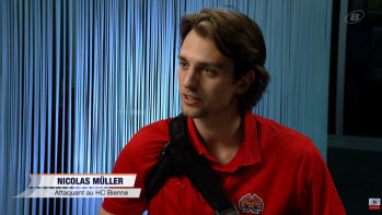 Nicolas Müller s'exprime sur l'actualité du HC Bienne et sa convalescence