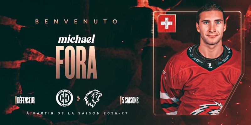 Un nouveau challenge pour Michael Fora avec Lausanne