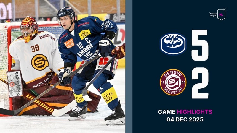 Les images de la victoire d'Ambri sur Genève