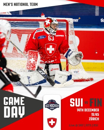 Aufstellung der Teams für das Spiel Schweiz vs. Finnland