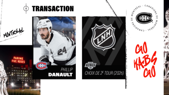 Phillip Danault de retour à Montréal